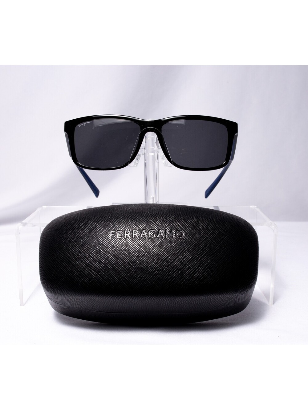 Salvatore Ferragamo Ferragamo Classic Black And Blue Unisex Black